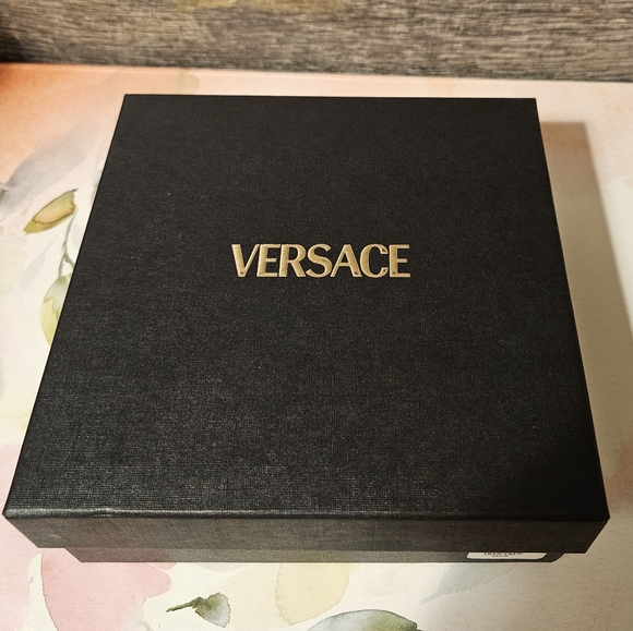 Versace Accessories - VERSACE black box gold letters 6.5 x 6.5 inches